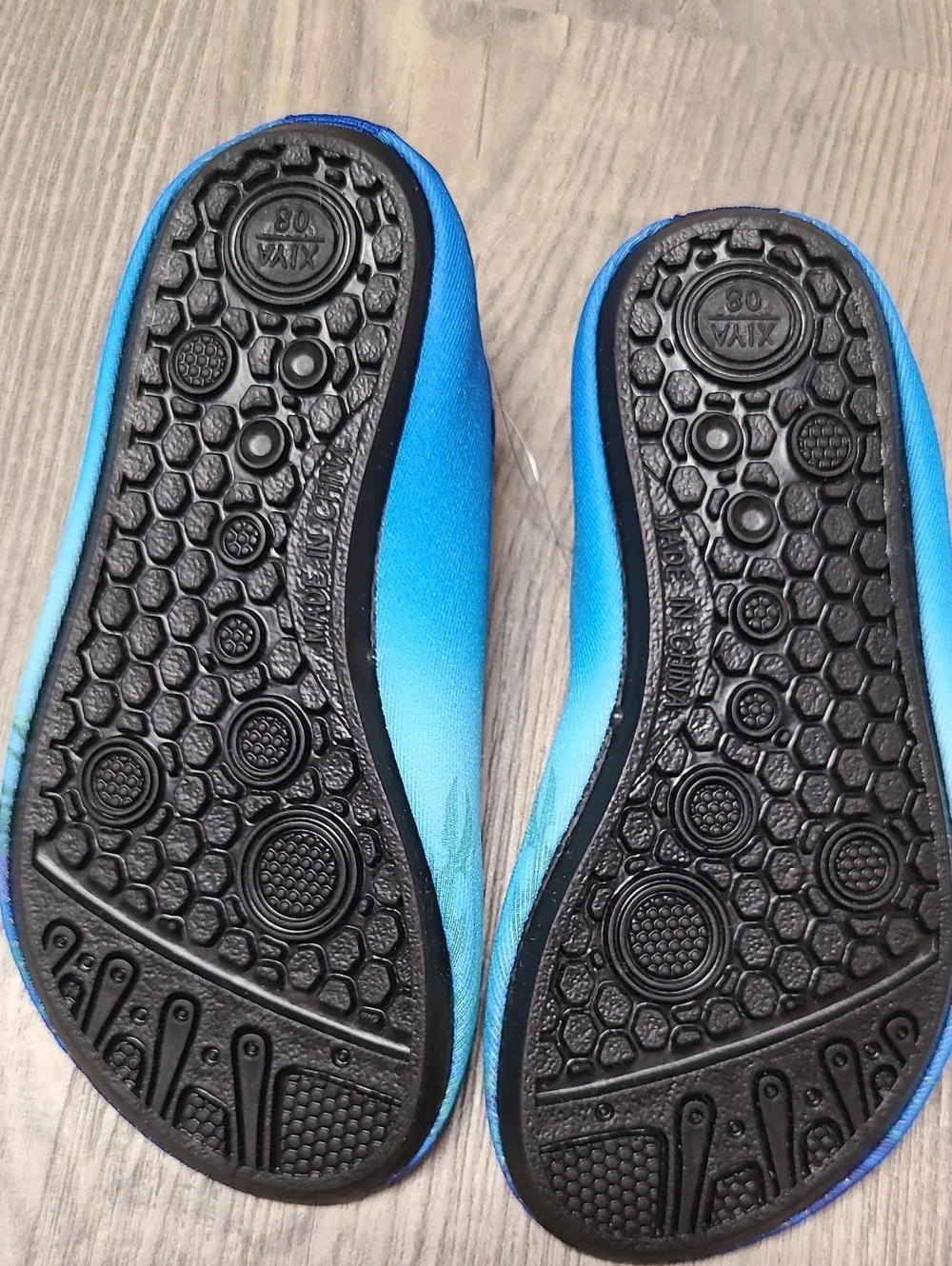 5C Baby/Toddler Blue Kids Shark Slip-On Water Shoes NEW
